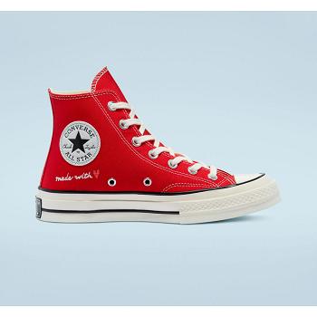 Converse Made With Love Chuck 70 Hi Cervene - Damske Vysoké Tenisky